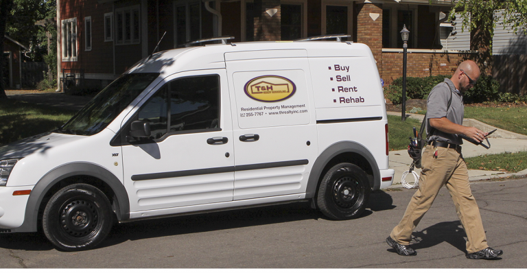 T&H service call van
