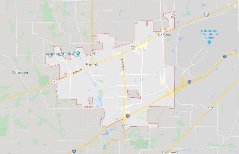 plainfield map outline