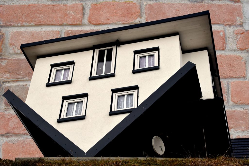 upside down house
