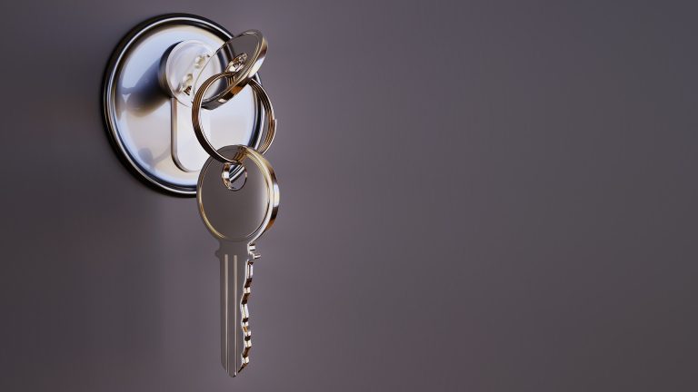 key in lock