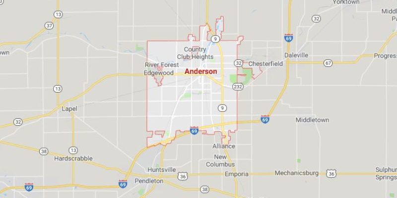 anderson township map outline