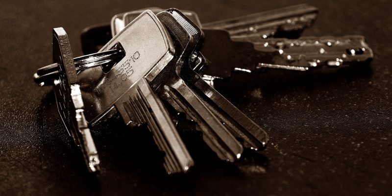 close up of keys